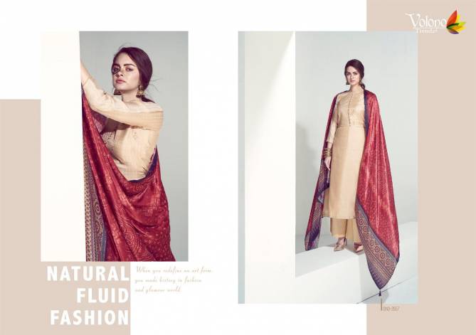 Volono Elan 2 Heavy Festive Wear Designer Pashmina Salwar Suits Collection (WITHOUT DUPATTA )